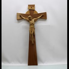 28" Wood Carved Crucifix SKU C1059-006
